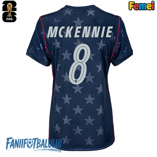 Statele Unite Weston McKennie #8 Echipament de Fotbal Replică Mondial 2026 Femei Deplasare Statele Unite Weston McKennie #8 Echipament de Fotbal Replică Mondial 2026 Femei Deplasare